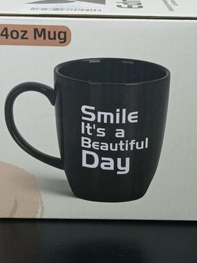 Have a Nice Day Funny Coffee Mug, White Elephant Gifts for Adults, Gag Black